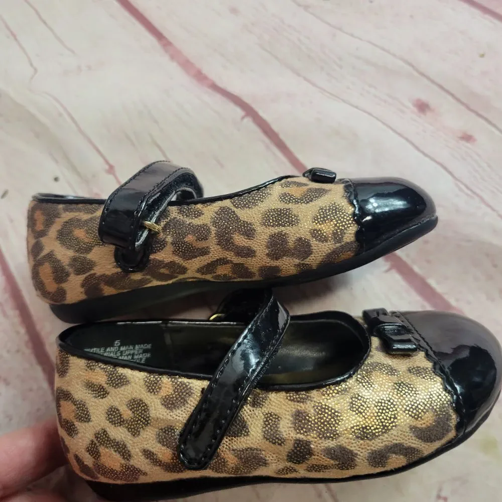Oshkosh leopard Mary Jane shoes 5